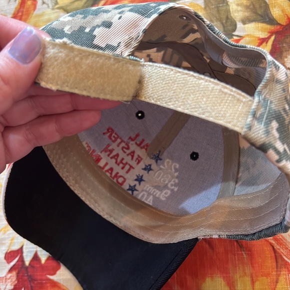 American Flag and Camo Baseball Cap - Picture 8 of 8